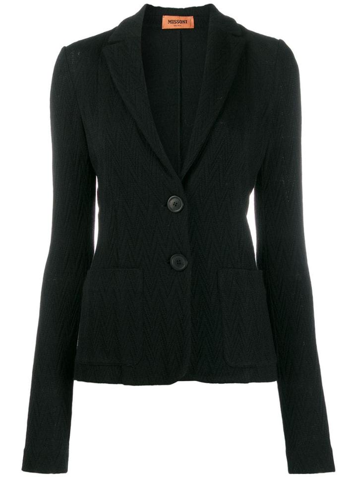 Missoni Classic Single-breasted Blazer - Black