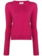 Allude Knitted Jumper - Pink & Purple