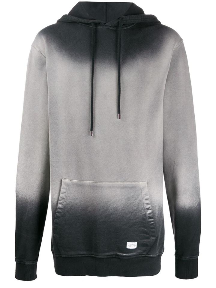 Stampd Gradient-print Hoodie - Black
