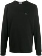 Adish Logo Embroidery Sweatshirt - Black