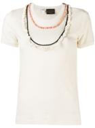 Loewe Necklace Detailed T-shirt - Neutrals