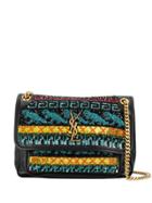 Saint Laurent Embellished Shoulder Bag - Black