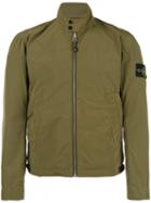 Stone Island Zip Jacket, Men's, Size: Large, Green, Polyamide/polyester