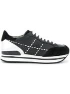 Hogan Platform Sole Sneakers - Black