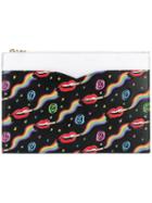 Olympia Le-tan - Large 'dutchies' Pouch - Women - Leather - One Size, Black, Leather