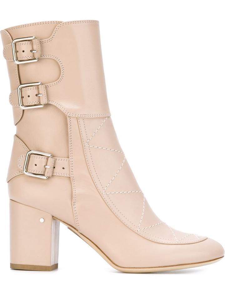Laurence Dacade Achille Boots, Women's, Size: 39, Nude/neutrals, Calf Leather/leather