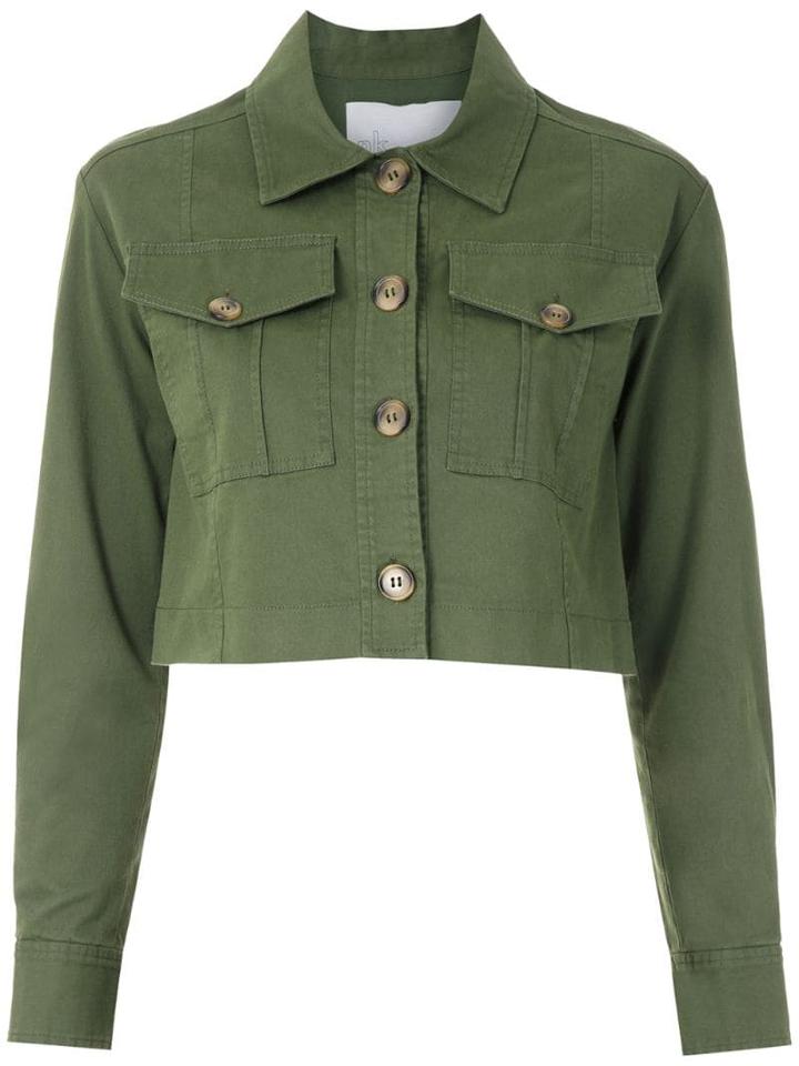 Nk Pistol Cecil Cropped Jacket - Green