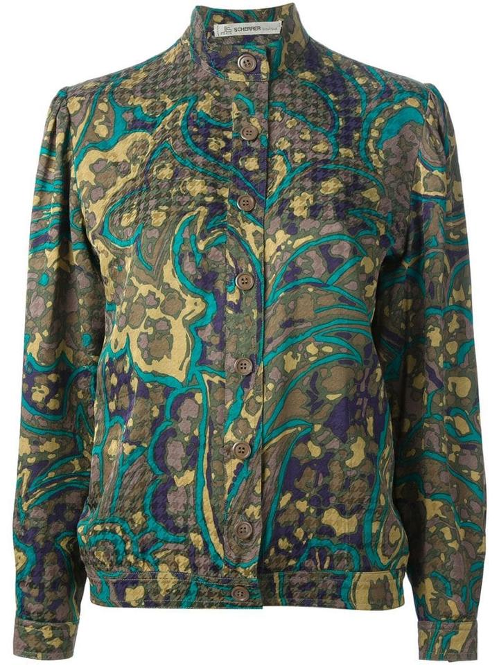 Jean Louis Scherrer Pre-owned Printed Jacket - Multicolour