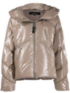 Nicole Benisti Glossy Puffer Jacket - Neutrals