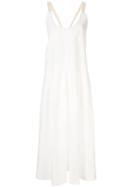 Lee Mathews Elsie Halter Dress - White