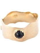 Drew Evan Sapphire Embellished Curved Ring