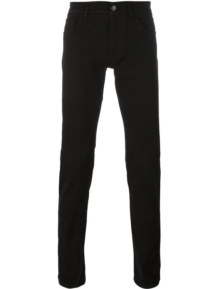 Dolce & Gabbana Tapered Jeans, Men's, Size: 54, Black, Cotton/spandex/elastane