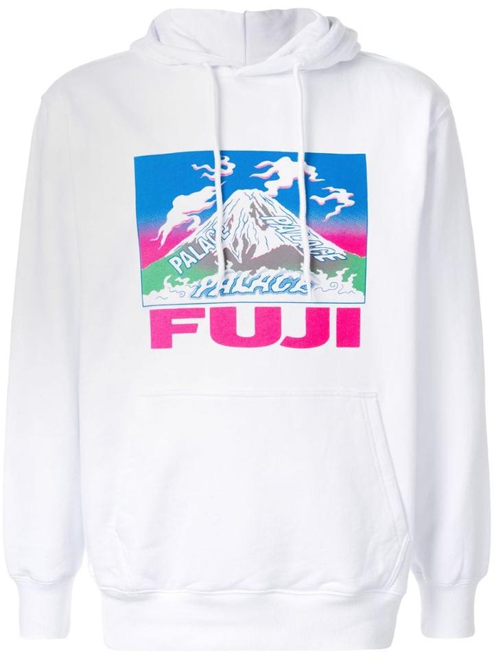 Palace Fuji Print Hoodie - White