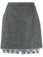 Thom Browne Mini Skirt With Bloomers - Grey