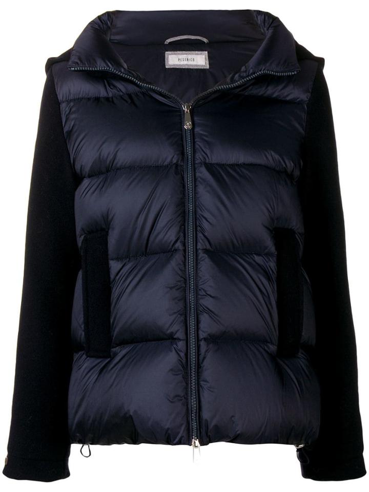 Peserico Short Puffer Jacket - Blue