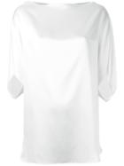Jil Sander Cape Blouse, Women's, Size: 32, White, Silk