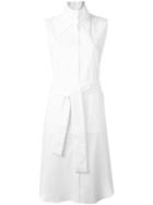 Lost & Found Ria Dunn Sleeveless Shirt Dress, Women's, Size: Medium, White, Cotton/spandex/elastane