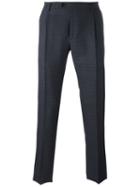 Etro Wool Blend Trousers, Men's, Size: 48, Blue, Spandex/elastane/acetate/viscose/wool