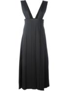 Comme Des Garçons Overall Pleated Midi Skirt
