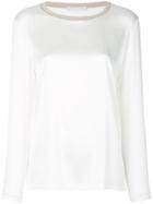 Fabiana Filippi Round Neck Blouse - White