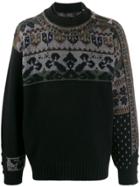 Sacai Asymmetric Zip Jumper - Black