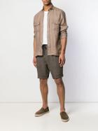 Barba Drawstring Bermuda Shorts - Brown
