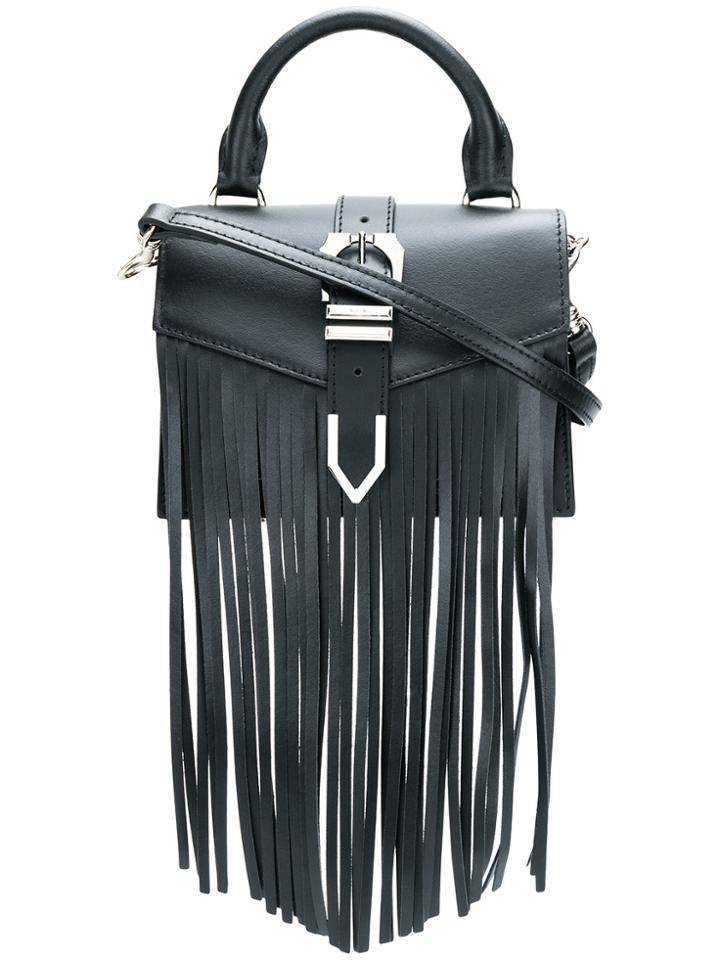 Versus Fringed Handbag - Black