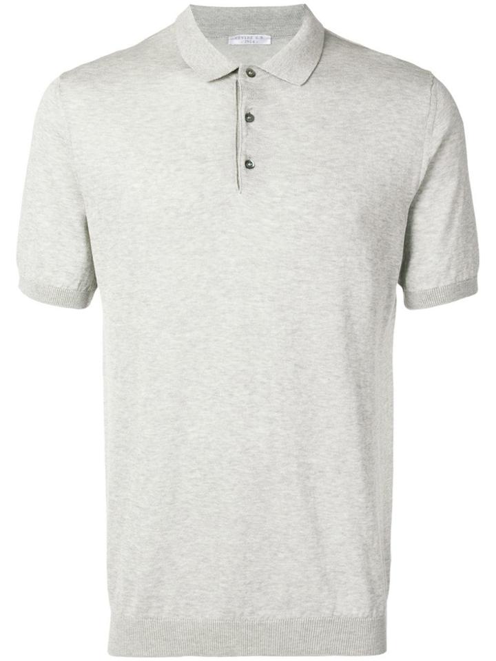 Cenere Gb Basic Polo Shirt - Grey