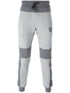 Plein Sport Bicolour Sweatpants, Men's, Size: Medium, Grey, Cotton