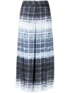 Mara Mac Checked Culottes - Blue