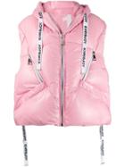Khrisjoy Logo Padded Gilet - Pink