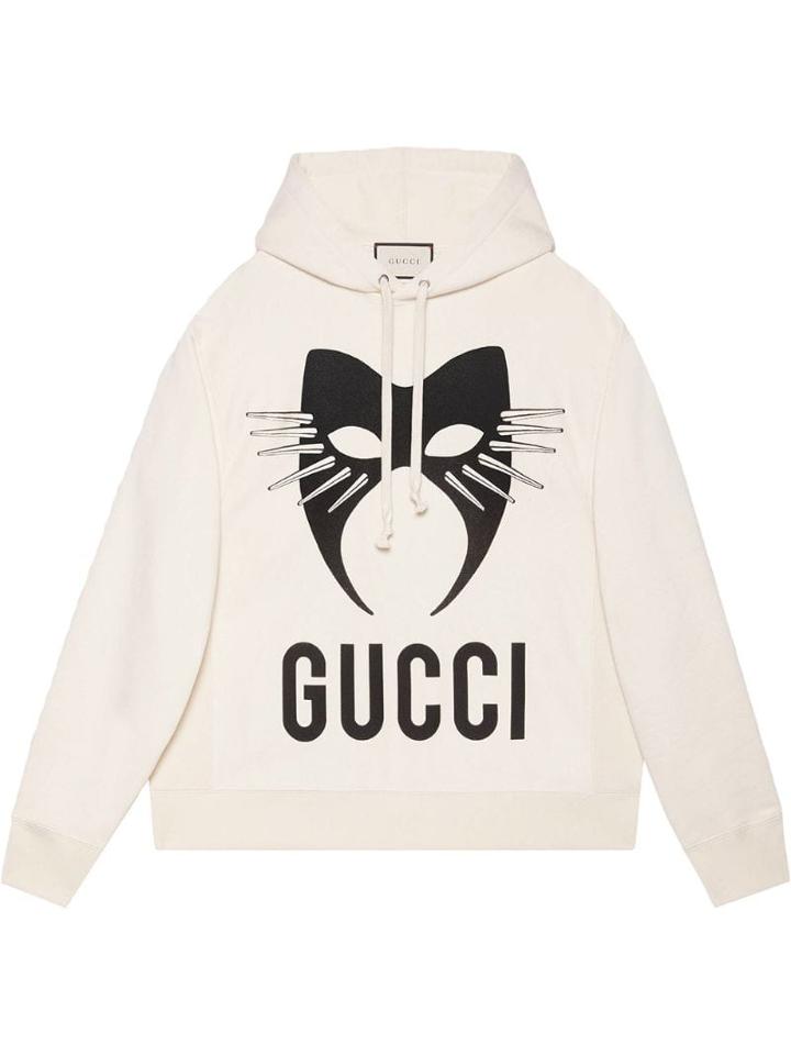 Gucci Gucci Manifesto Oversize Sweatshirt - White