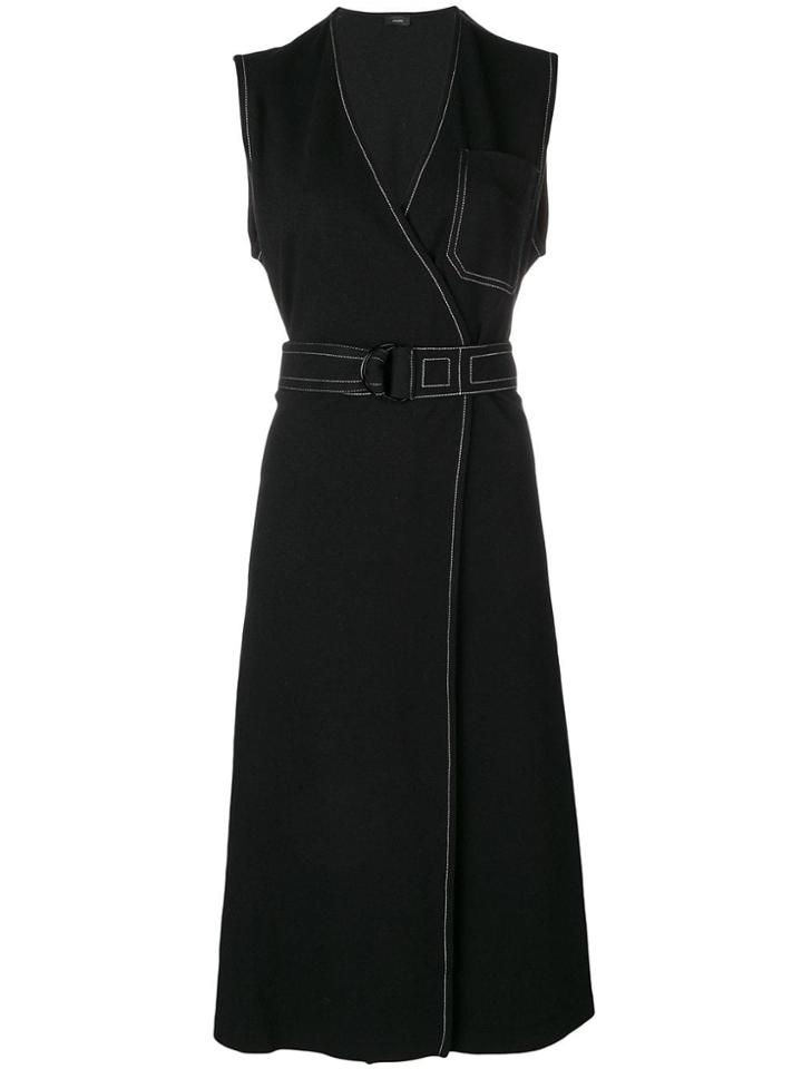 Joseph Belted Dress - Black