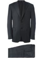 Canali 'herringbone' Two-piece Suit, Men's, Size: 48, Grey, Cupro/wool
