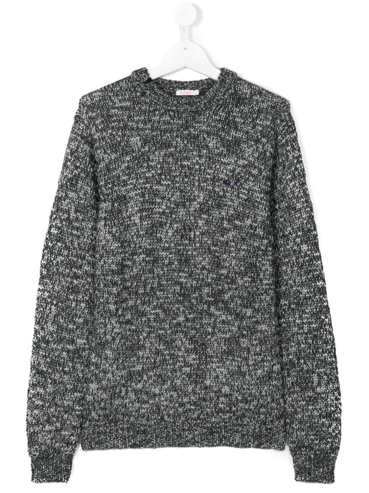 Sun 68 Crew Neck Sweater - Grey