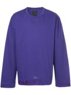 Juun.j Oversized Sweater - Pink & Purple