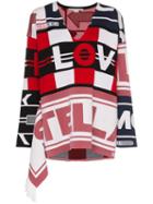 Stella Mccartney All Is Love Patchwork Sweater - Red