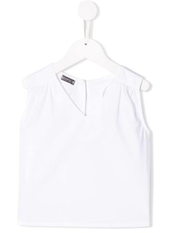 Yellowsub V-neck Blouse - White