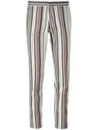 Giambattista Valli - Striped Skinny Fit Trousers - Women - Cotton/spandex/elastane - 40, Black, Cotton/spandex/elastane