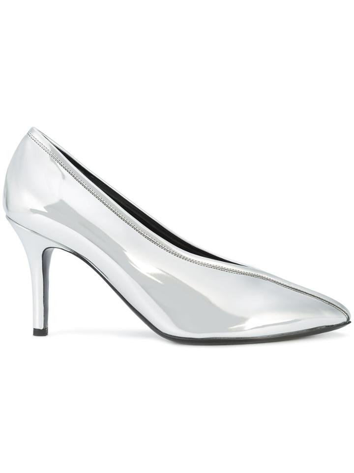 Paco Rabanne Pointed Toe Pumps - Metallic