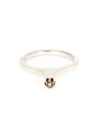 Rosa Maria Ye Diamond Ring, Women's, Size: 6, Metallic, Sterling Silver/diamond/12kt Rose Gold