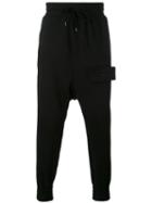 Odeur - Drop Crotch Sweatpants - Unisex - Cotton - S, Black, Cotton