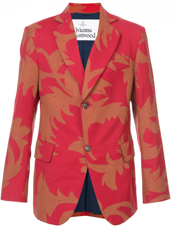 Vivienne Westwood Embroidered Fitted Blazer