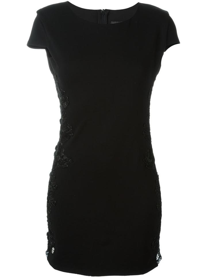 Philipp Plein Embroidered Floral Crochet Dress