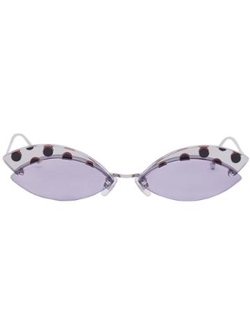 Fendi Eyewear Defender Sunglasses - Purple