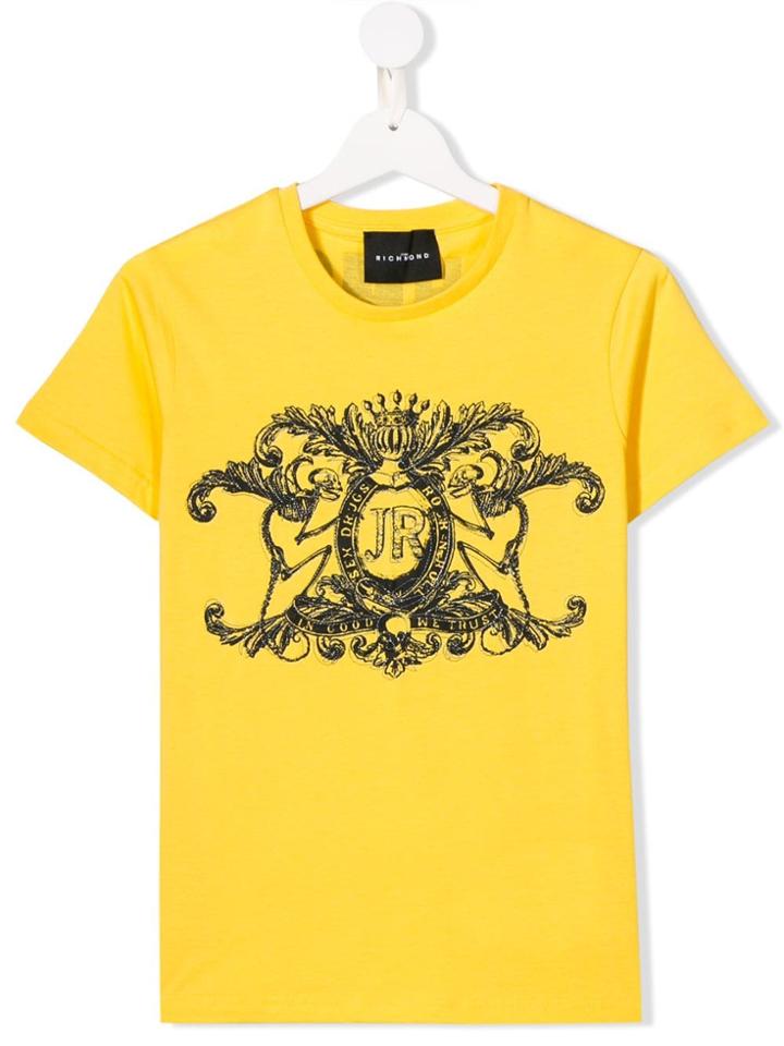 John Richmond Junior Printed T-shirt - Yellow