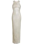 Galvan Salar Column Dress - Nude & Neutrals