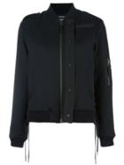 Anthony Vaccarello Slim-fit Bomber Jacket