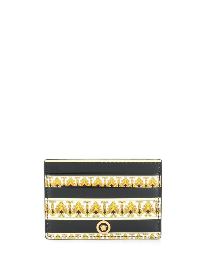 Versace Barocco Cardholder - Black