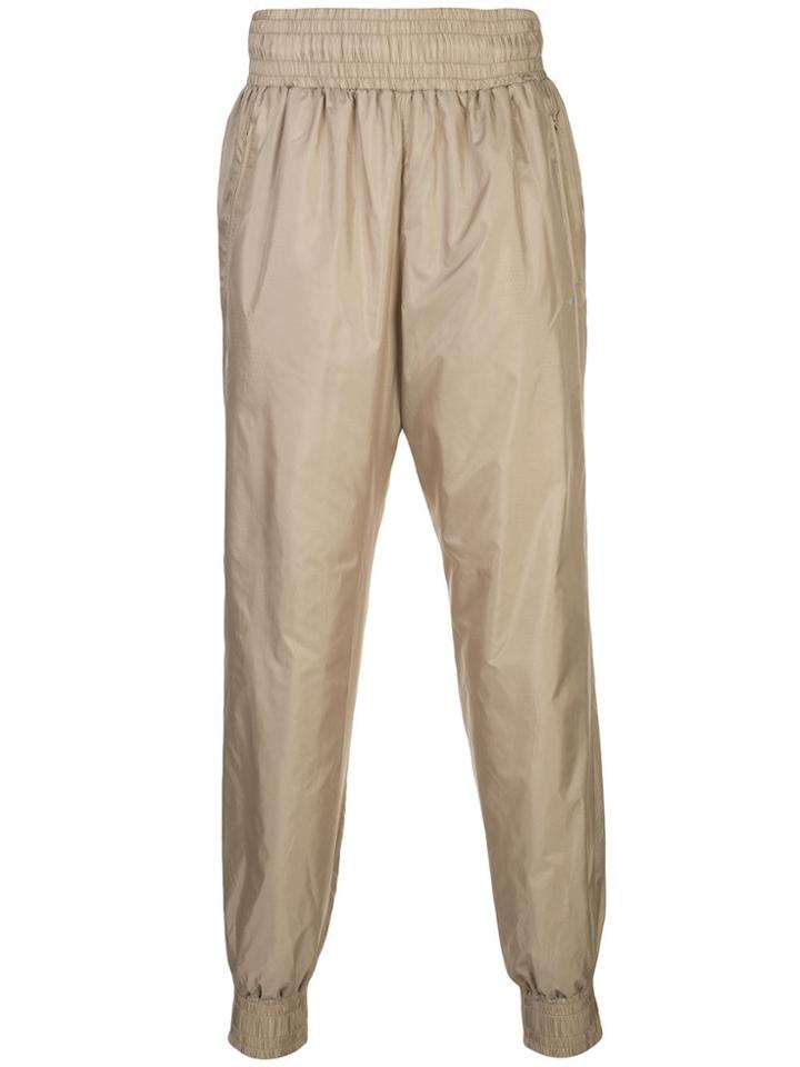 We11done Shell Track Pants - Brown